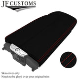 FOR BMW 6 SERIES F12 F13 F06 11-18 RED STITCH SUEDE ARMREST COVERS CUSTOM NEW