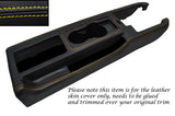 YELLOW  STITCHING CENTRE CONSOLE LEATHER SKIN COVER FITS FORD MUSTANG 2005-2009