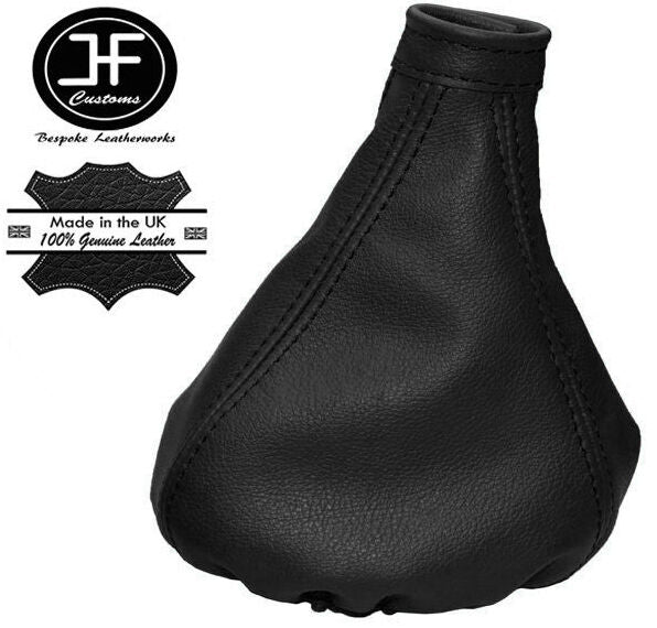 BLACK LEATHER MANUAL GEAR STICK GAITER FITS ALFA ROMEO 159 2005-2011 CUSTOM NEW