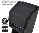 BLACK STITCH REAR STORAGE BOX REAL LEATHER COVER FITS TOYOTA MR2 MK1 AW11 84-90