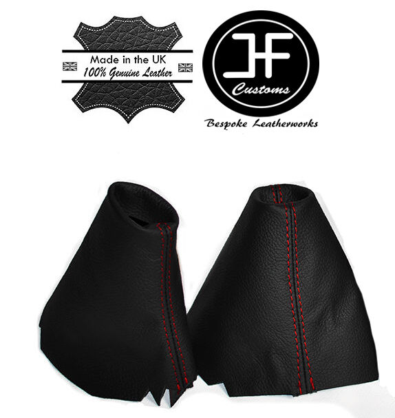 RED STICH AUTOMATIC HI LOW & HANDBRAKE GAITER FITS LAND ROVER DISCOVERY 89-04