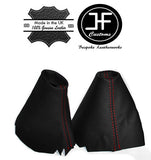 RED STICH AUTOMATIC HI LOW & HANDBRAKE GAITER FITS LAND ROVER DISCOVERY 89-04