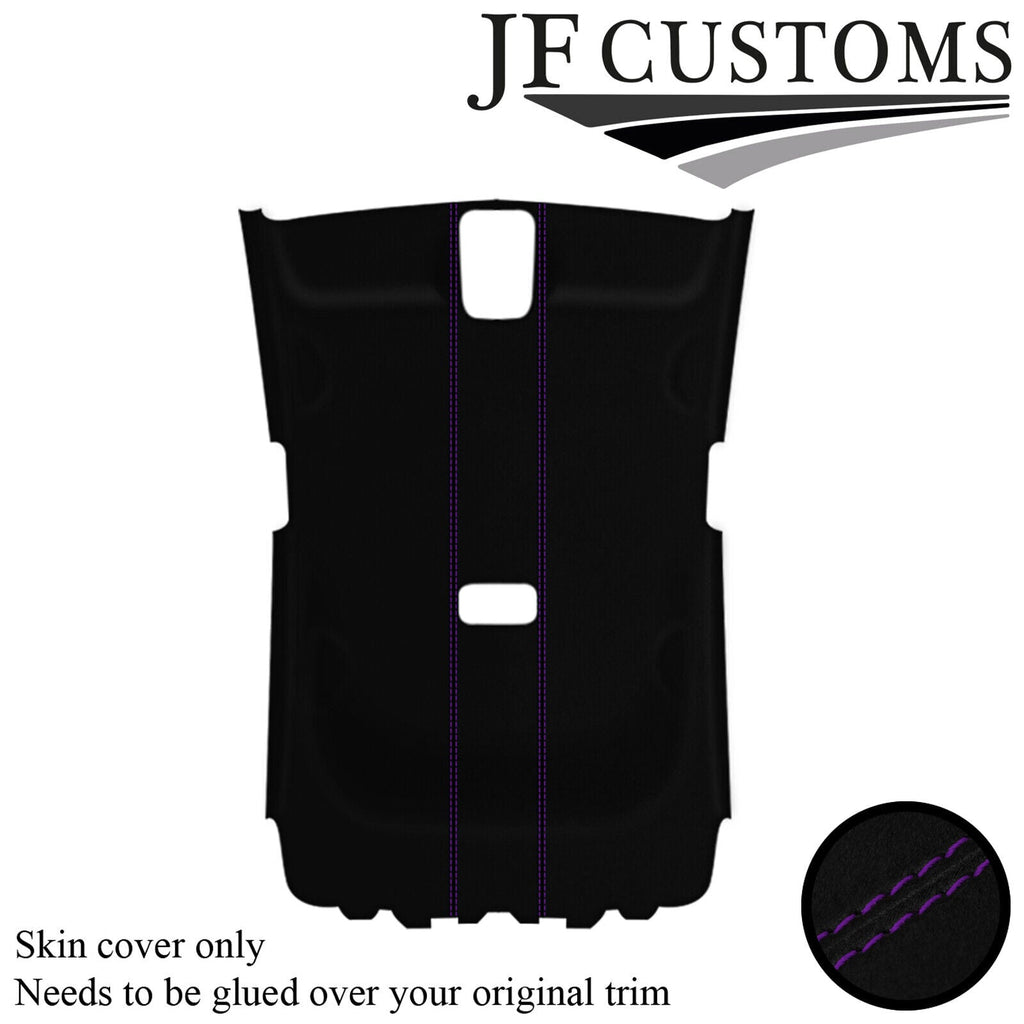 PURPLE STITCH SUEDE ROOF LINING HEADLINER COVER FOR VW GOLF MK5 V 2003-2009 5DR