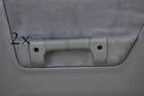 black stitch FITS LAND ROVER DISCOVERY 200 300 TD5 96-04 2X DOOR HANDLE COVERS