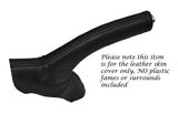 BLACK STITCHING LEATHER HANDBRAKE GAITER FITS KIA SPORTAGE 2011-2014 CUSTOM NEW