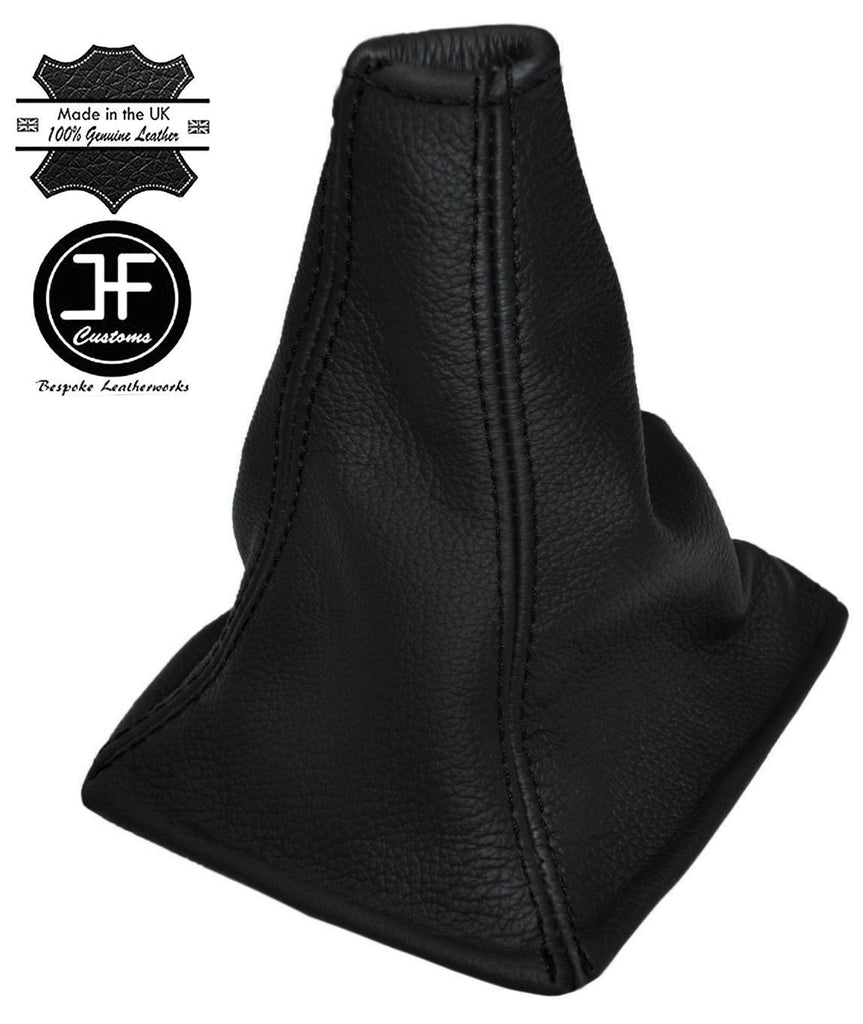 BLACK STITCHING MANUAL LEATHER GEAR GAITER FITS LEXUS IS 2005-2013 CUSTOM NEW