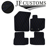 BLUE DIAMOND STITCH VINYL 4X TAILORED FLOOR CARPETS FOR SUZUKI SPLASH 08-14