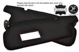 RED STITCHING 2X SUN VISORS LEATHER COVERS FITS TOYOTA CELICA 1985-89 CUSTOM NEW