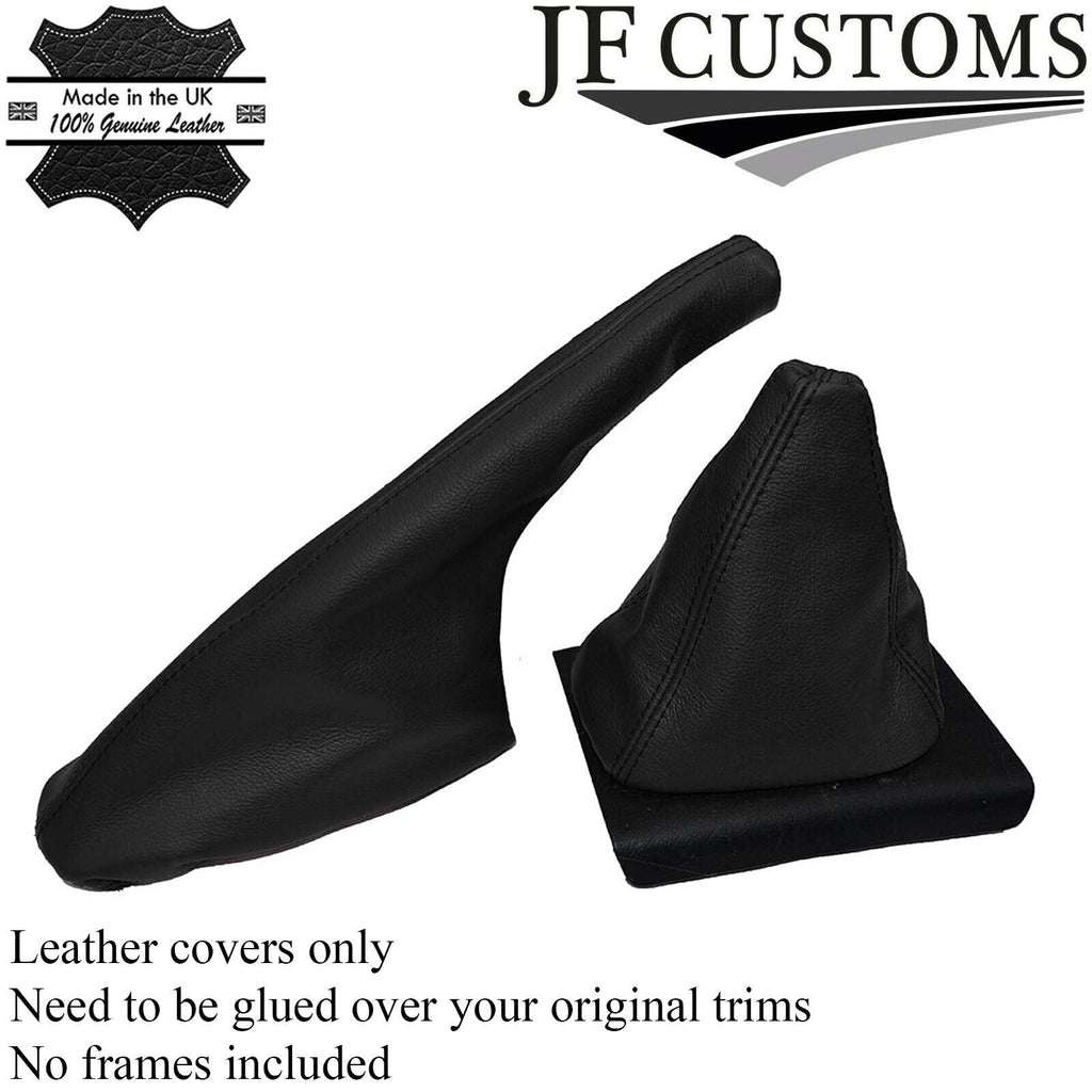 BLACK LEATHER GEAR & HANDBRAKE GAITER FITS SEAT IBIZA CORDOBA 1993-1999