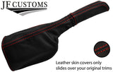 RED STITCH LEATHER COVERS FOR DEFENDER 90 83-06 INTERIOR RECOVERY STARTER KIT