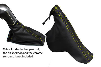 yellow stitch FITS VAUXHALL ASTRA MK5 H 05-09 AUTOMATIC GEAR & HANDBRAKE SET