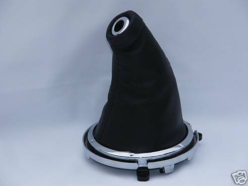 FITS HONDA CIVIC GEAR GAITOR SHIFT BOOT BLACK LEATHER 01-03 CUSTOM NEW