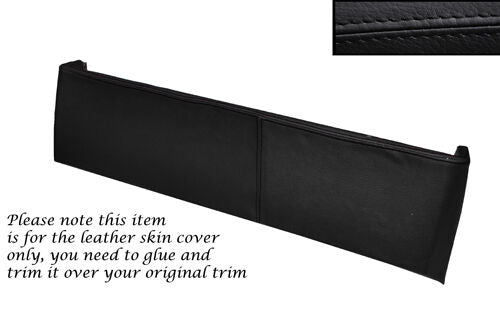 BLACK STITCHING  INSTRUMENT HOOD LEATHER SKIN COVER FITS TRIUMPH TR7 TR8 76-81