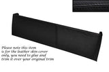 BLACK STITCHING  INSTRUMENT HOOD LEATHER SKIN COVER FITS TRIUMPH TR7 TR8 76-81