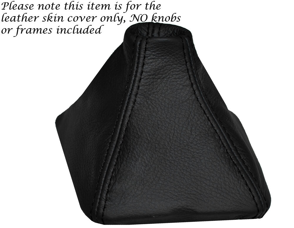 BLACK STITCH LEATHER AUTO AUTOMATIC GEAR GAITER FITS MERCEDES SLK R172 11-14