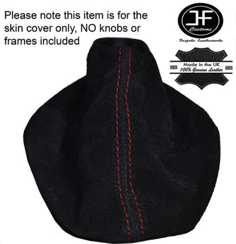 RED STITCHING  FITS VW VOLKSWAGEN GOLF Mk5 JETTA SUEDE GEAR STICK GAITER