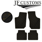 YELLOW  DIAMOND STITCH VINYL 4XTAILORED FLOOR CARPET FOR VAUXHALL CORSA B 93-01