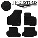 D GREY DIAMOND VINYL 4XTAILORED FLOOR CARPET FOR GOLF MK6 CONVERTIBLE 09-14 JF1