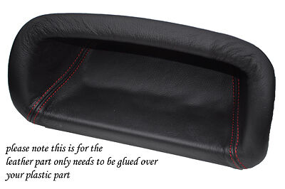 red stitch FITS ROVER 200 25 MG ZR 95-05 DASH POCKET LEATHER COVER ONLY