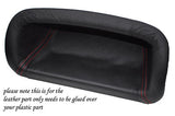 red stitch FITS ROVER 200 25 MG ZR 95-05 DASH POCKET LEATHER COVER ONLY