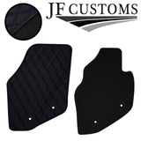 BLUE DIAMOND STITCH VINYL 4X TAILORED FLOOR CARPET FOR VOLVO V70 MK2 00-07 JF1