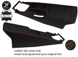 ORANGE STITCH CENTRE CONSOLE LEATHER COVER FITS NISSAN 350Z 33Z 2003-2009