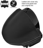 WHITE STITCH SPEEDO CLUSTER HOOD LEATHER COVER FITS SMART FORTWO 451 07-14