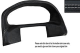 WHITE STITCHING SPEEDO SURROUND LEATHER COVER FITS RANGE ROVER P38 94-02 STYLE 2