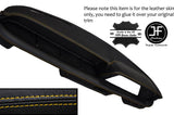 YELLOW STITCHING DASH DASHBOARD LEATHER SKIN COVER FITS BMW 1602 TI CUSTOM NEW