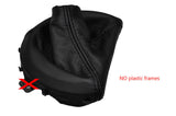 BLACK STITCH AUTO AUTOMATIC LEATHER GEAR SHIFT BOOT FITS SUBARU BRZ 12-15