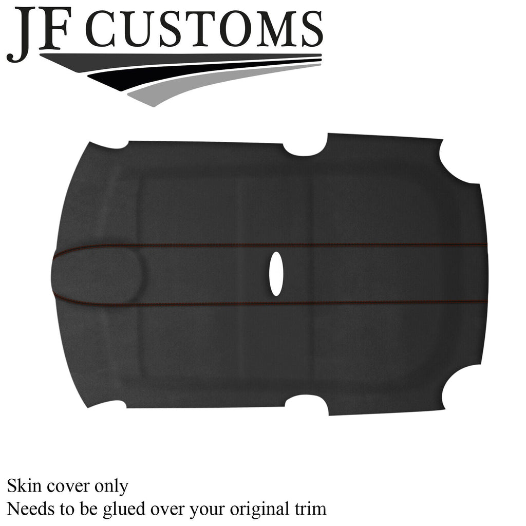 BROWN STITCH D GREY SUEDE ROOF HEADLINER COVER FOR BMW MINI R50 R53 01-06