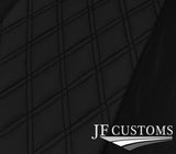 BLACK STITCH LUXE-SUEDE NON SUNROOF HEADLINER COVER FOR HUMMER H3 05-11 STYLE 3