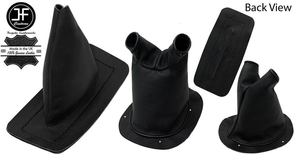 BLACK STITCH LEATHER HANDBRAKE AND TRANSFER GAITER FITS AUSTIN GIPSY GYPSY MK4