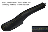 YELLOW STITCHING LEATHER HANDBRAKE GAITER FITS OPEL GT ROADSTER 2007-2010