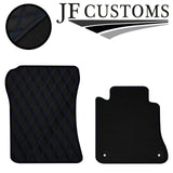 BLUE  DIAMOND STITCH VINYL 4XTAILORED FLOOR CARPET FOR MERCEDES CLK 03-10 JF1