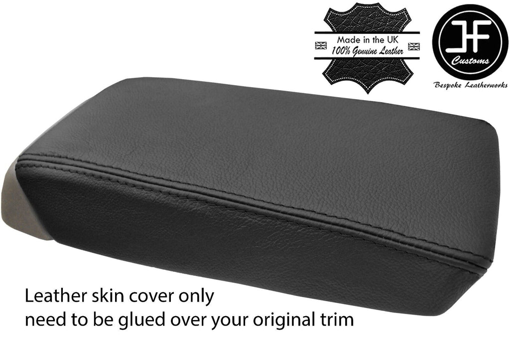 BLACK GENUINE REAL LEATHER ARMREST COVER FITS HONDA ACCORD 2003-2007 CUSTOM NEW