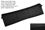 BLACK STITCH REAR TOP ROOF PANEL LEATHER SKIN COVER FITS SMART FORTWO 451 07-14