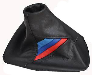 FITS BMW X3 E83 2003-2010 TRI STRIPES MANUAL LEATHER GEAR SHIFT BOOT GAITER