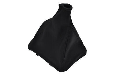 black stitch FITS JEEP CHEROKEE WRANGLER MANUAL LEATHER GEAR GAITER CUSTOM NEW