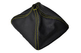 YELLOW STITCHING FITS DODGE NITRO 07-12 LEATHER GEAR SHIFT BOOT GAITER