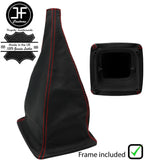 RED STITCH RUBBER REPLACEMENT LEATHER GEAR GAITER+FRAME FOR VW T4 TRANSPORTER