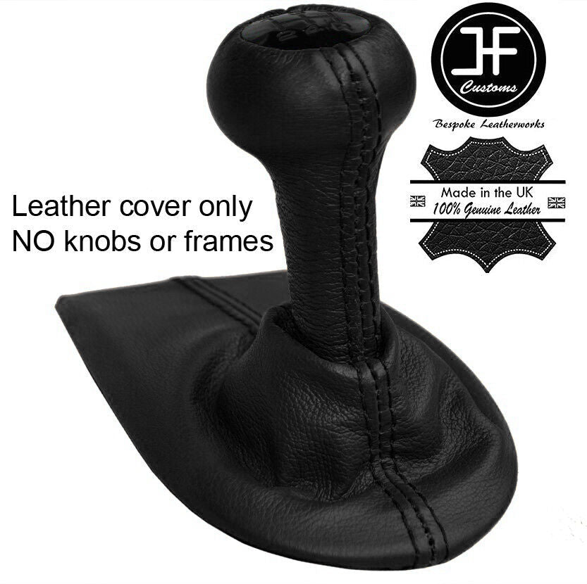 BLACK REAL LEATHER MANUAL GEAR GAITER FITS PORSCHE 986 BOXSTER 1996-2004