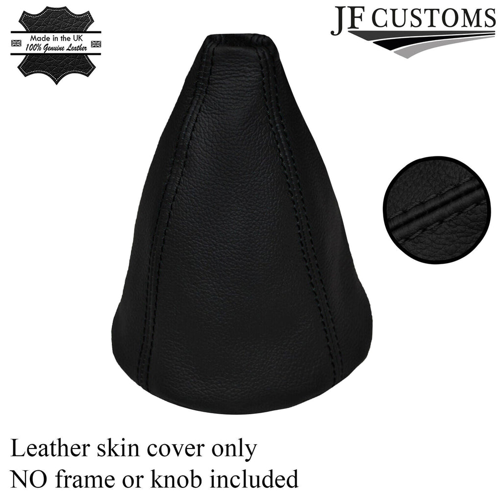 BLACK STITCH FITS SAAB 900 CLASSIC 1978-1994 GAITER SHIFT BOOT  REAL LEATHER