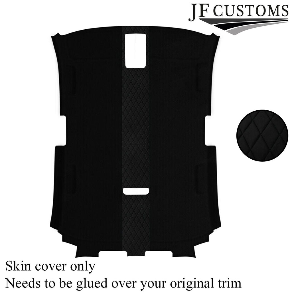 DSG2 BLACK STITCH LUXE SUEDE HEADLINER COVER FOR AUDI A3 8P 04-12 3 DOOR
