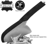 BLACK STITCH HANDBRAKE HANDLE & TRIM REAL SUEDE COVERS FOR PORSCHE CARRERA 997