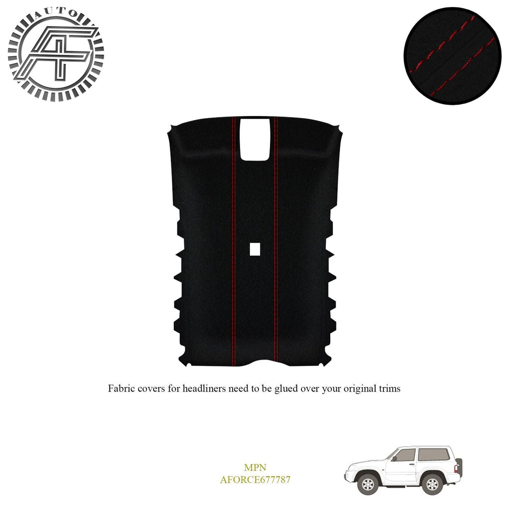 LUXE SUEDE CUSTOM HEADLINER COVER FITS NISSAN PATROL Y61 2-DOOR SUV 1997-2004
