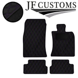 PURPLE DIAMOND STITCH VINYL 4XTAILORED FLOOR CARPET FOR BMW MINI S R56 07-14 JF1