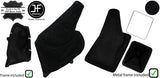 BLACK STITCH SUEDE GEAR + HANDBRAKE + FRAMES FOR TOYOTA JZX 100 CHASER 96-00