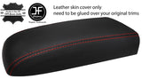RED STITCHING ARMREST REAL LEATHER COVER FITS SAAB 9-7X 97X 2005-2009 CUSTOM NEW