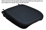 white stitch FITS SAAB 9-5 95 1997-2009 LEATHER ARMREST COVER ONLY CUSTOM NEW